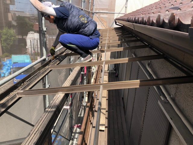 高砂市の屋根張り替え工事